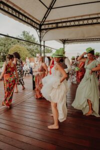 Animation flashmob avec la mariée